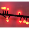 Новогодняя светодиодная гирлянда LUCA LIGHTING, ягодки, красный свет, 8 функций, 550 ламп, 1100 см 84425